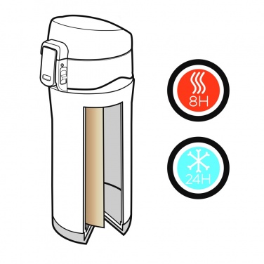 Logotrade promotional item picture of: Swiss Peak Elite copper vacuum mug