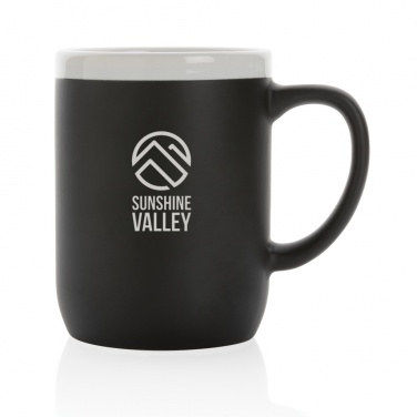 Logo trade promotional product photo of: Ceramic mug with white rim 300ml