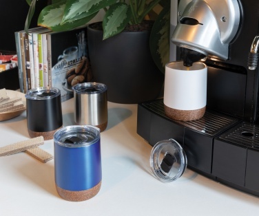 Logotrade advertising product picture of: RCS Re-steel cork small vacuum coffee mug