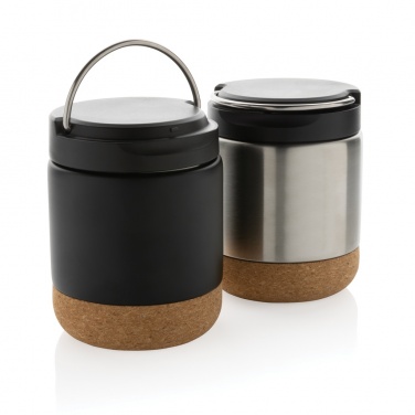 Logo trade promotional giveaways picture of: Savory RCS certified recycled stainless steel foodflask