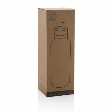 Logotrade promotional giveaways photo of: Hydro RCS recycled stainless steel vacuum bottle with spout