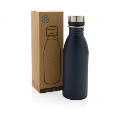 Logo trade promotional gift photo of: RCS Recycled stainless steel deluxe water bottle