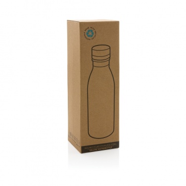 Logo trade promotional items image of: RCS Recycled stainless steel deluxe water bottle
