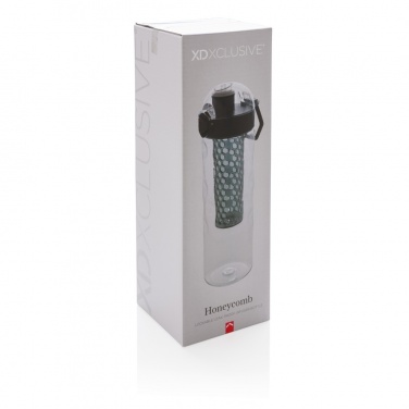 Logotrade promotional giveaway image of: Honeycomb lockable leak proof infuser bottle
