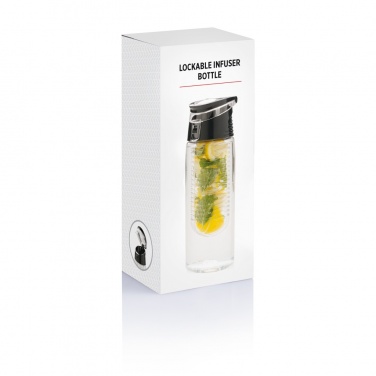 Logo trade promotional gift photo of: Lockable infuser bottle