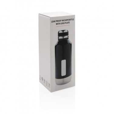 Logotrade corporate gift image of: Leak proof vacuum bottle with logo plate