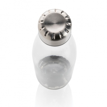 Logo trade promotional giveaways image of: Leakproof water bottle with stainless steel lid