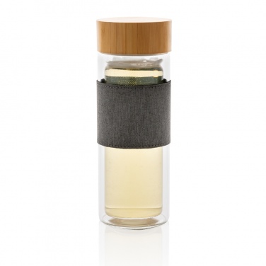 Logotrade business gift image of: Impact double wall borosilicate glass bottle