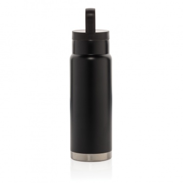 Logo trade promotional products image of: Leakproof vacuum on-the-go bottle with handle