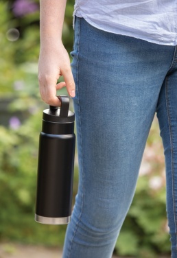 Logotrade promotional giveaway image of: Leakproof vacuum on-the-go bottle with handle