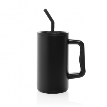 Logo trade promotional giveaway photo of: Cube RCS certified recycled steel mug 800ml