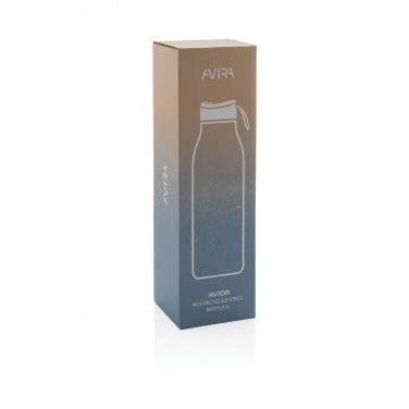 Logo trade promotional giveaway photo of: Avira Avior RCS Re-steel bottle 1L