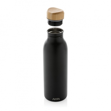 Logotrade corporate gift image of: Avira Alcor RCS Re-steel single wall water bottle 600 ML