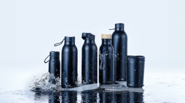 Logo trade promotional product photo of: Avira Alcor RCS Re-steel single wall water bottle 600 ML