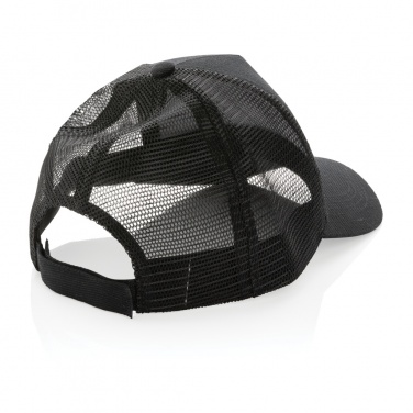 Logotrade promotional merchandise image of: Impact AWARE™ Brushed rcotton 5 panel trucker cap 190gr