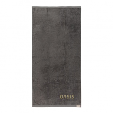 Logo trade corporate gifts image of: Ukiyo Sakura AWARE™ 500 gsm bath towel 70x140cm