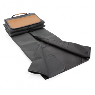 Logo trade promotional gift photo of: Impact AWARE™ RPET picnic blanket with PU cover