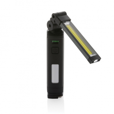 Logo trade corporate gifts image of: Gear X RCS rPlastic USB rechargeable worklight