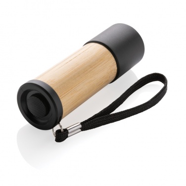 Logo trade promotional gifts picture of: Bamboo and RCS certfied recycled plastic torch