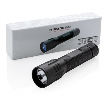 Logo trade promotional giveaway photo of: 3W large CREE torch