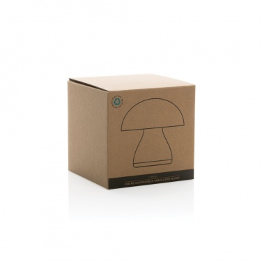 Logotrade promotional items photo of: Luming RCS recycled plastic USB re-chargeable table lamp