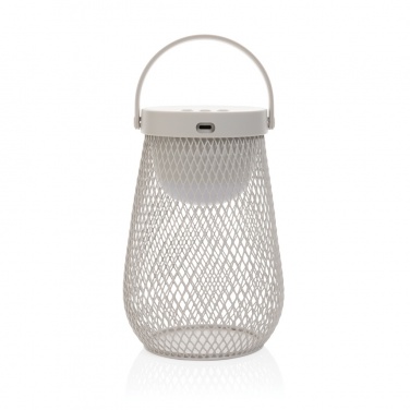 Logotrade promotional giveaway picture of: Aurora RCS recycled plastic USB re-chargeable table lamp