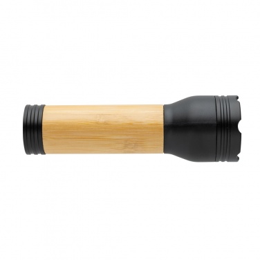 Logo trade advertising products image of: Lucid 3W RCS certified recycled plastic & bamboo torch