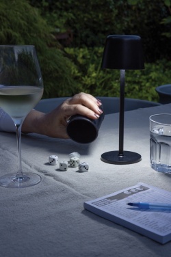 Logotrade promotional item picture of: Zenic RCS recycled plastic USB re-chargable table lamp
