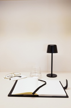 Logotrade promotional product picture of: Zenic RCS recycled plastic USB re-chargable table lamp