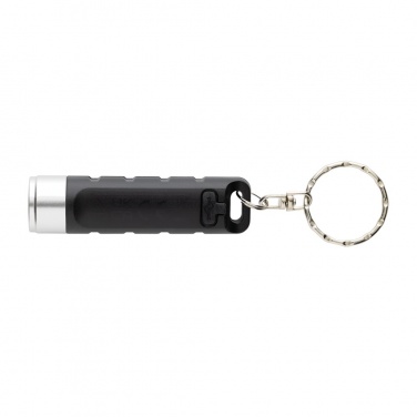 Logotrade corporate gifts photo of: Globix RCS recycled plastic USB re-chargeable keychain torch