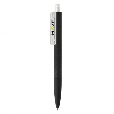Logo trade promotional gifts image of: X3 black smooth touch pen