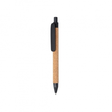 Logo trade promotional items image of: Write wheatstraw and cork pen