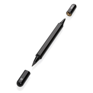 Logo trade advertising products image of: Swiss Peak Storm RCS recycled aluminum dual tip pen
