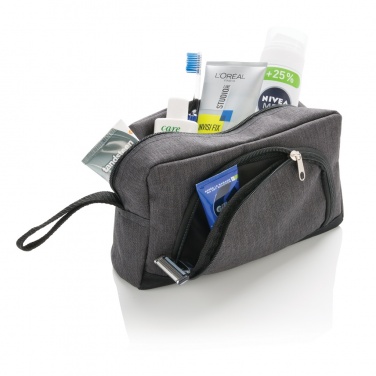 Logotrade business gifts photo of: Classic two tone toiletry bag