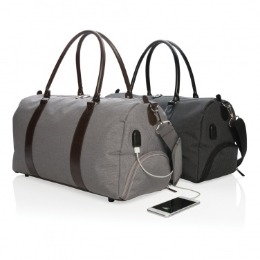 Logotrade promotional giveaway picture of: Weekend bag with USB A output