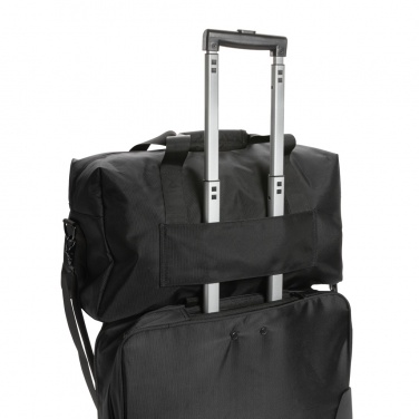 Logo trade promotional giveaway photo of: Swiss Peak AWARE™ RPET Voyager weekend bag