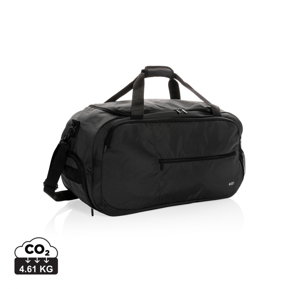 Logotrade promotional merchandise picture of: Swiss Peak AWARE™ RPET sports duffel bag