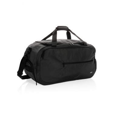 Logo trade promotional gifts image of: Swiss Peak AWARE™ RPET sports duffel bag