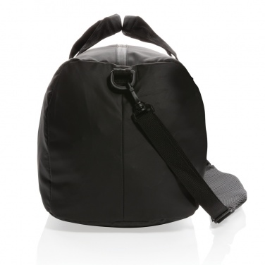Logo trade promotional products image of: Fashion black weekend bag PVC free