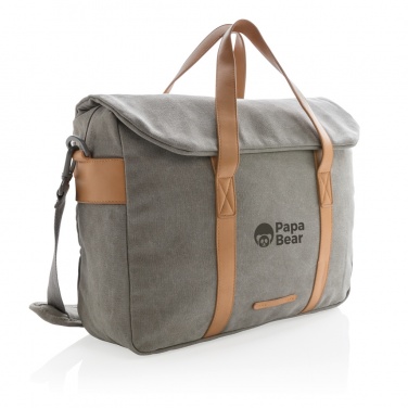 Logotrade promotional items photo of: Canvas laptop bag PVC free