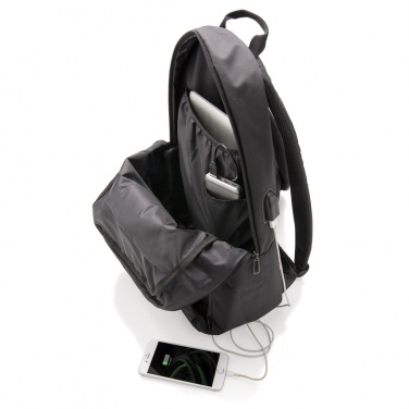 Logo trade corporate gifts picture of: Power USB laptop backpack
