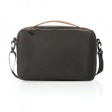 Logo trade promotional products image of: Impact AWARE™ 300D two tone deluxe 15.6" laptop bag