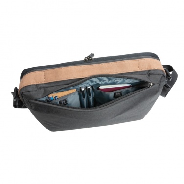 Logotrade promotional items photo of: Impact AWARE™ 300D two tone deluxe 15.6" laptop bag