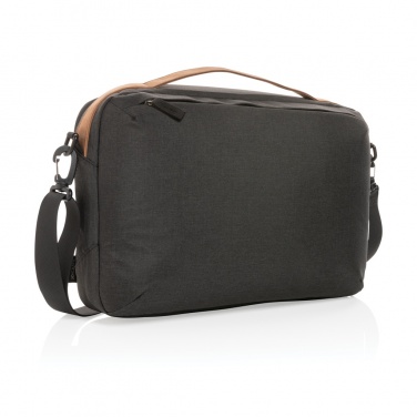 Logo trade promotional giveaway photo of: Impact AWARE™ 300D two tone deluxe 15.6" laptop bag