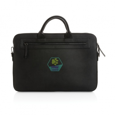 Logotrade promotional product picture of: Swiss Peak GRS recycled PU 14 inch laptop bag