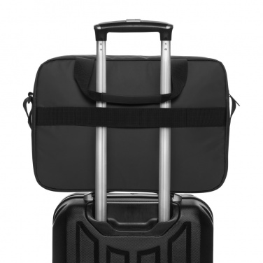 Logo trade promotional giveaways image of: Armond AWARE™ RPET 15.6 inch laptop bag