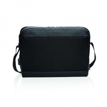Logo trade promotional product photo of: Madrid RFID USB 15.6" laptop bag PVC free