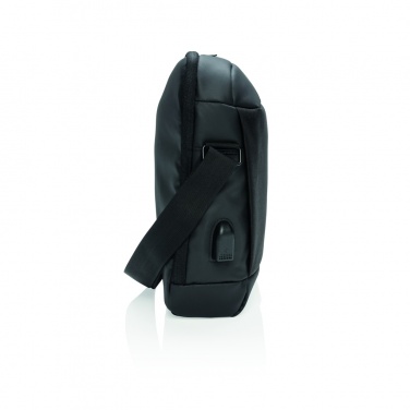 Logo trade promotional giveaways picture of: Madrid RFID USB 15.6" laptop bag PVC free