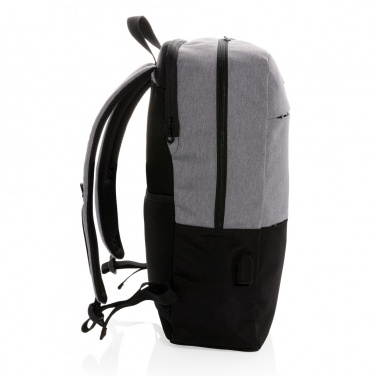 Logotrade corporate gift image of: Modern 15.6" USB & RFID laptop backpack PVC free
