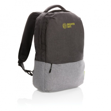 Logotrade promotional giveaways photo of: Duo colour RPET 15.6" RFID laptop backpack PVC free